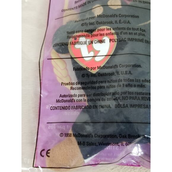 McDonalds TY Toy Animal Doby & Mel 1998 Plush Vintage New Sealed - Picture 7 of 8